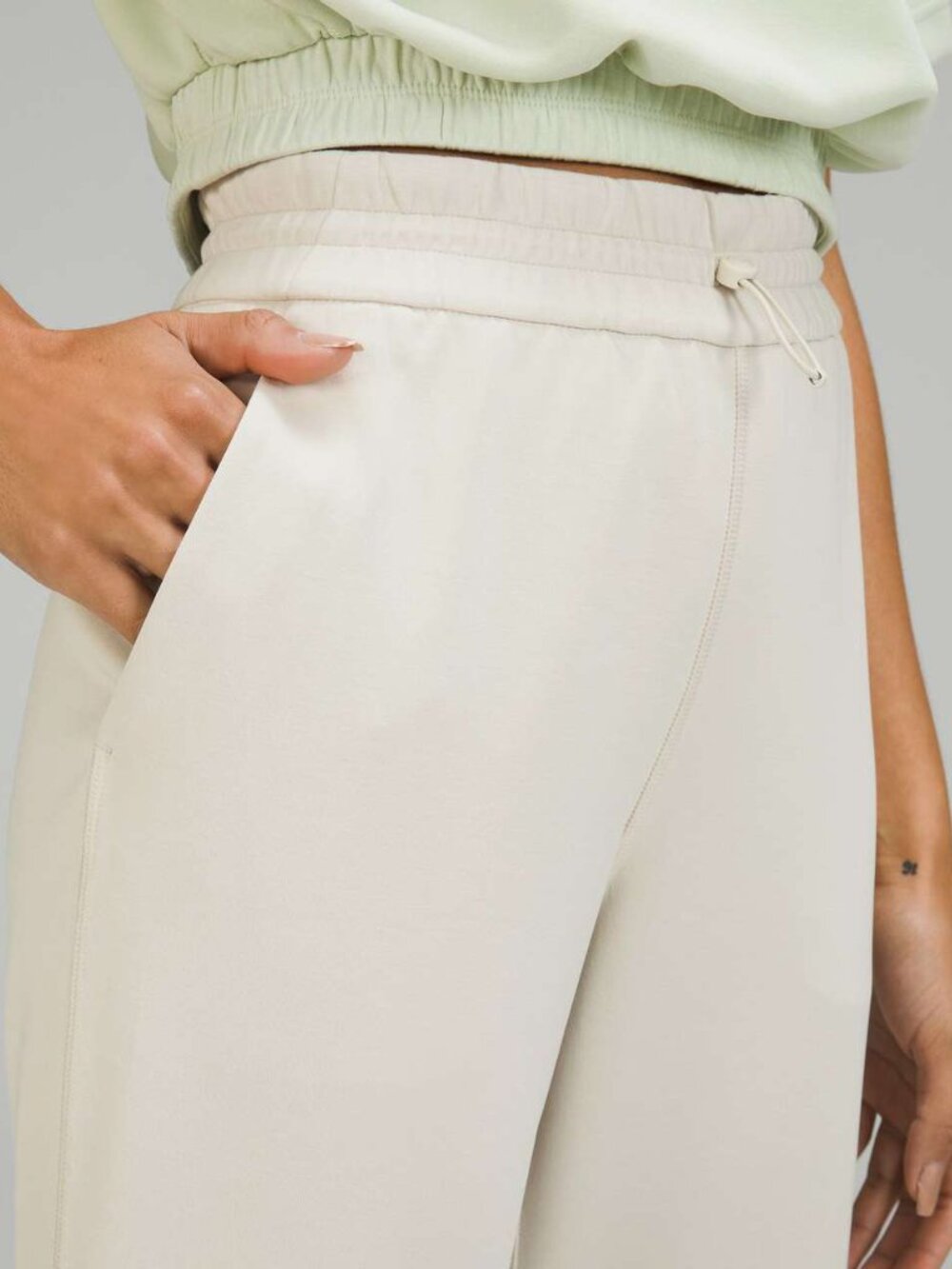 New Leapstride Sand Washed Wide Pants